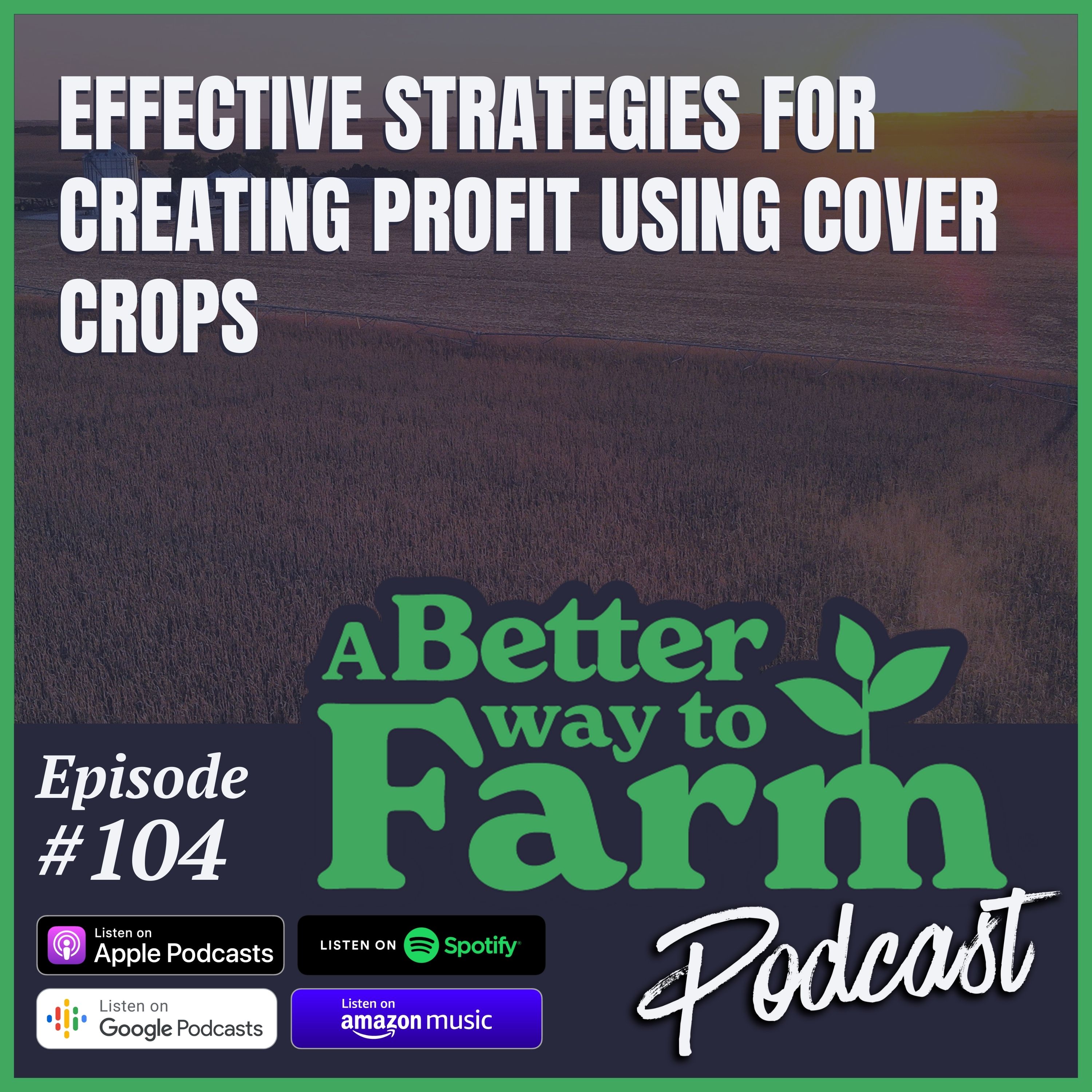 104: Effective Strategies For Creating Profit Using Cover Crops