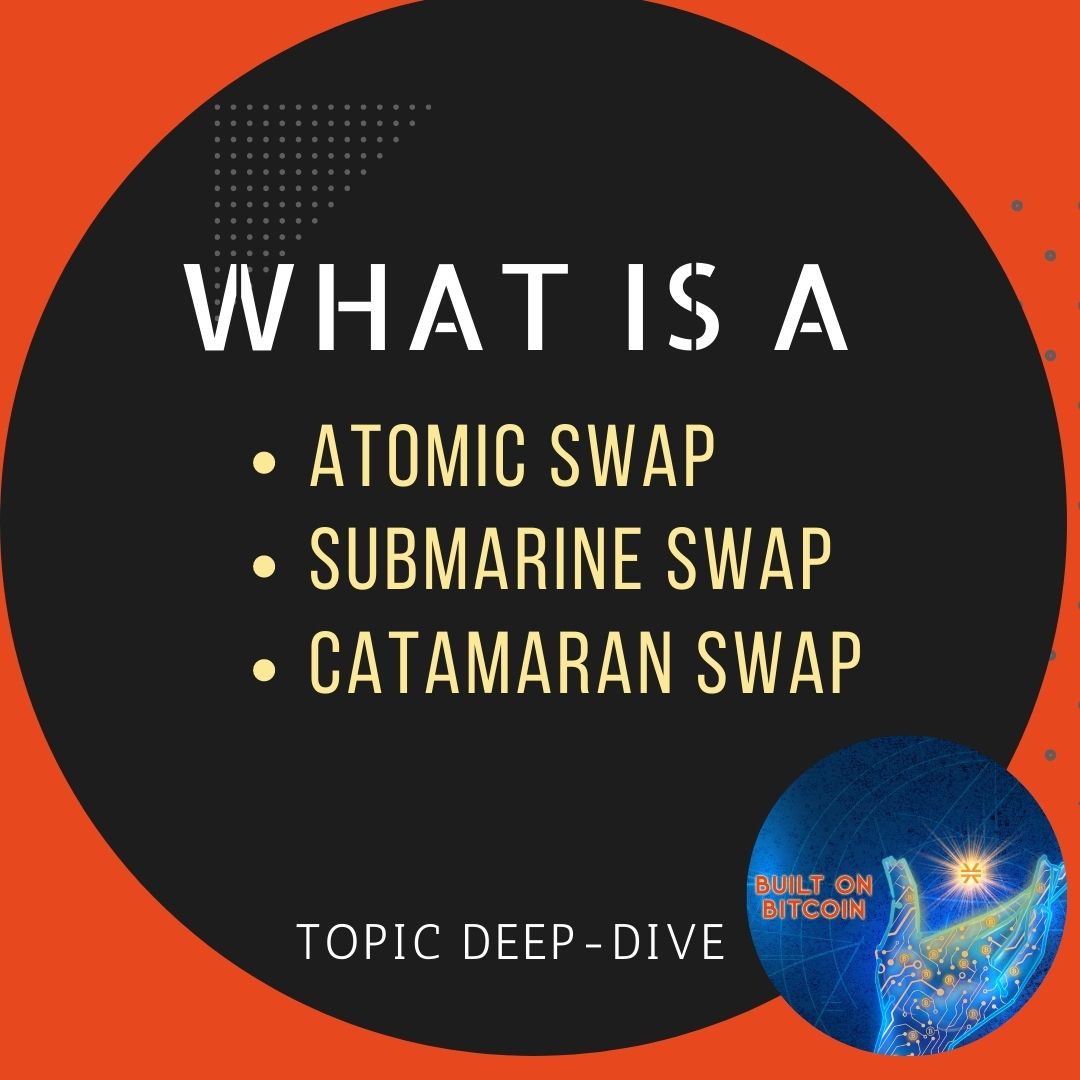 E68: What is a Submarine Swap? Atomic Swap? Catamaran Swap? - Topic Deep-Dive